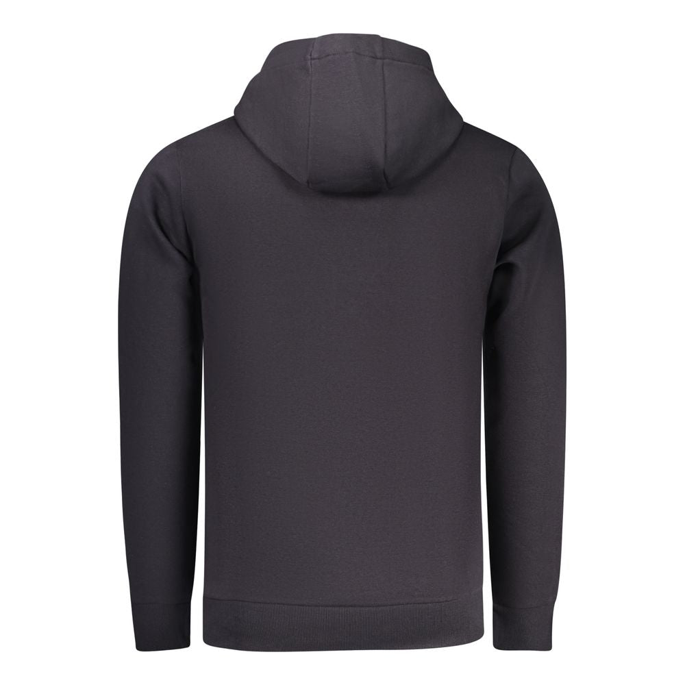 Blue Cotton Men's Hoodie