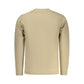 Beige Cotton Men Sweatshirt