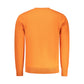 Arancione Polyester Mens Sweater