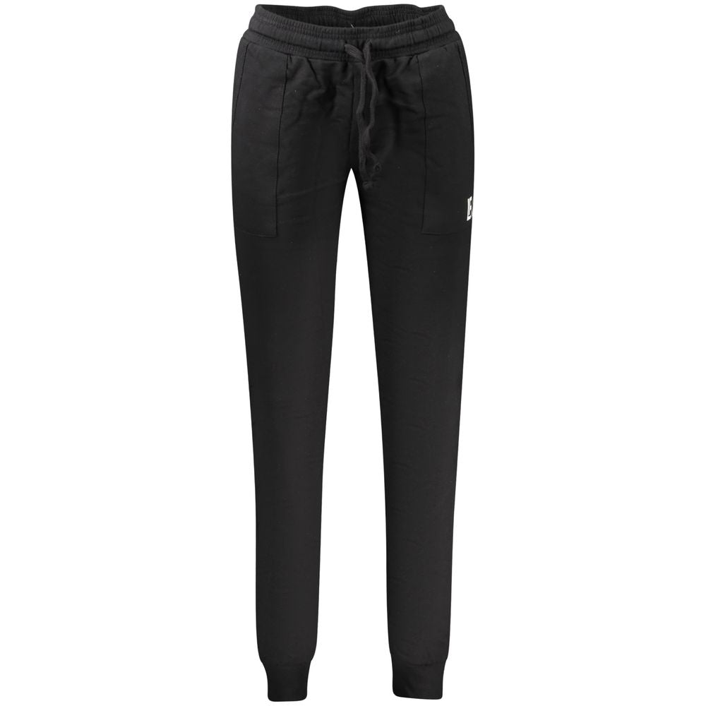 Black Cotton Women's Track Pant