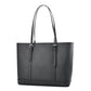 Black Leather Tote Bag