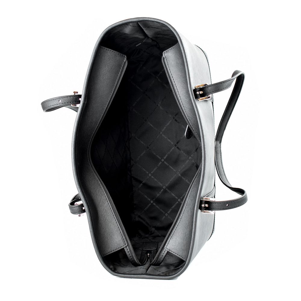 Black Leather Tote Bag