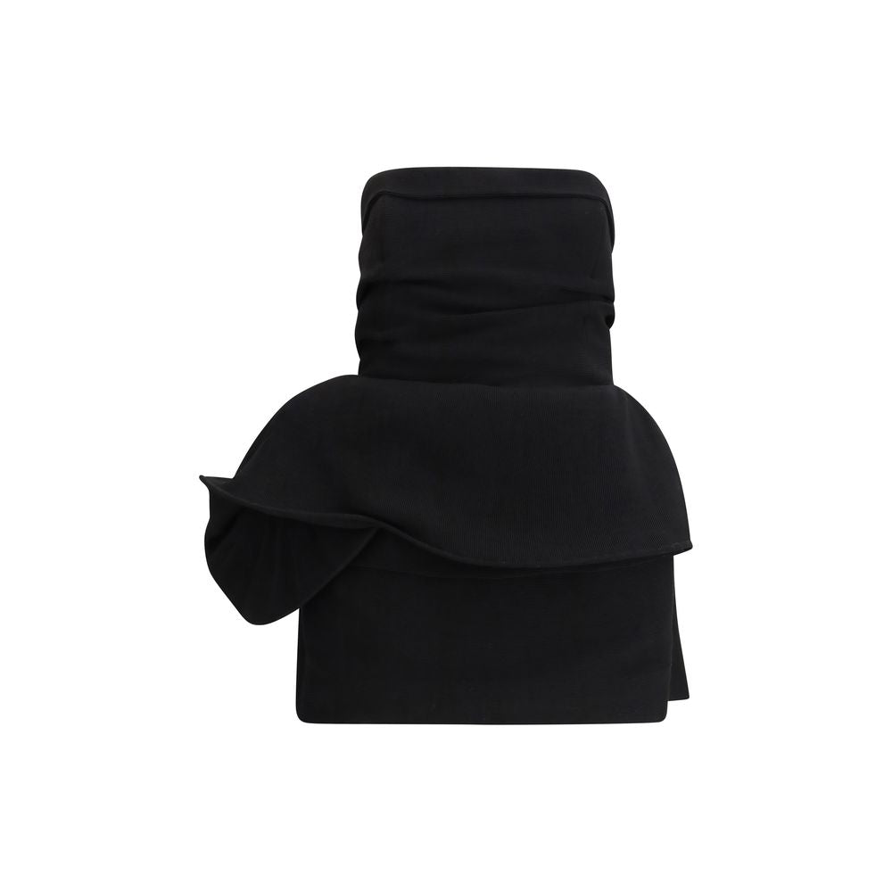 Black Viscose Cocktail Dress