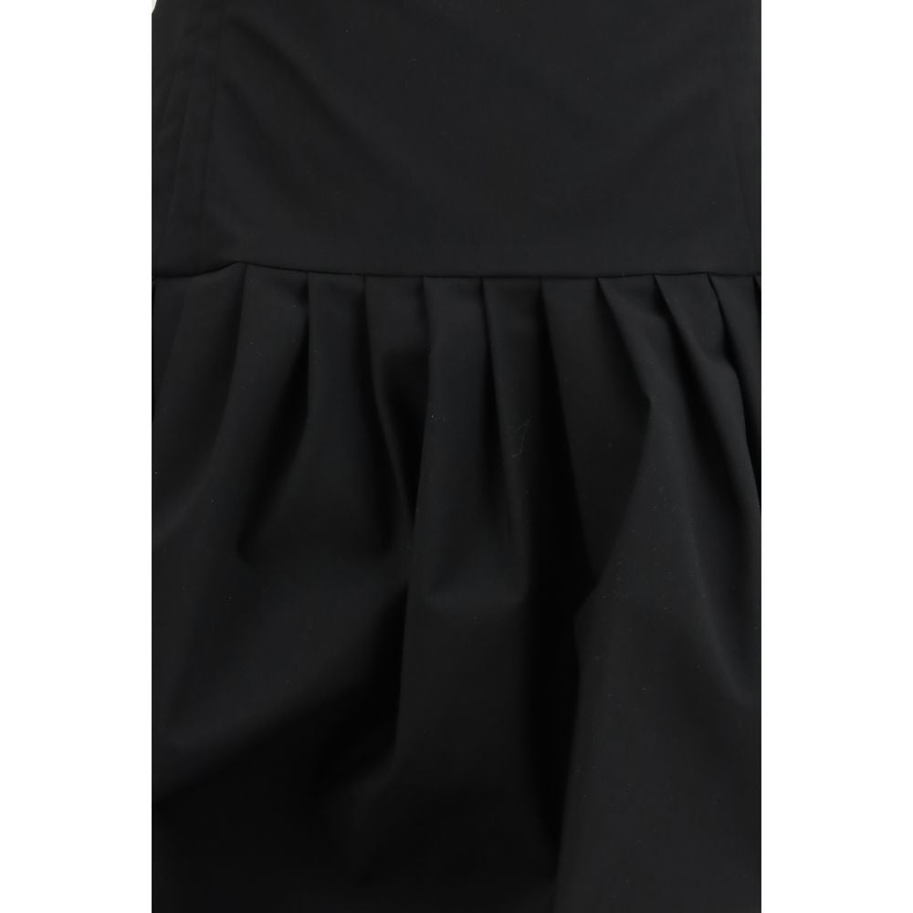 Black Polyester Casual Dress