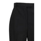 Black Cotton Dress Pants