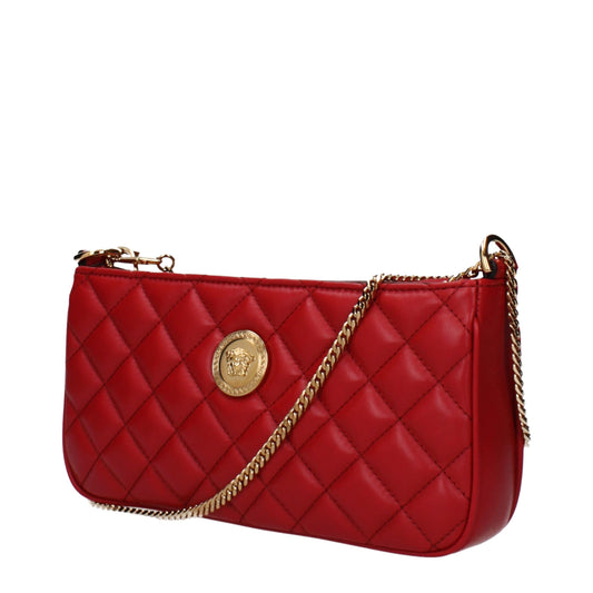 Red Leather Crossbody Bag