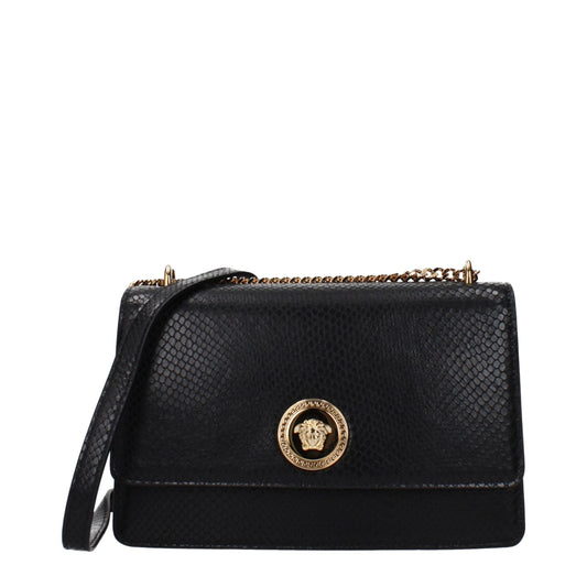Black Leather Crossbody Bag
