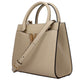 Beige Leather Handbag