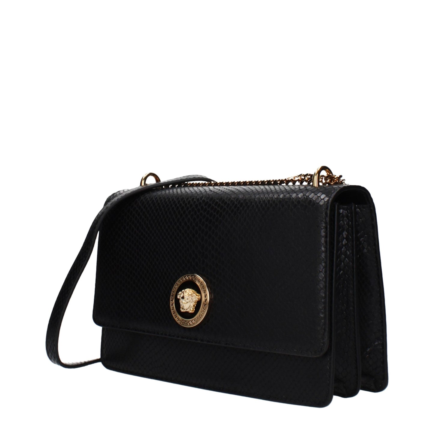 Black Leather Crossbody Bag