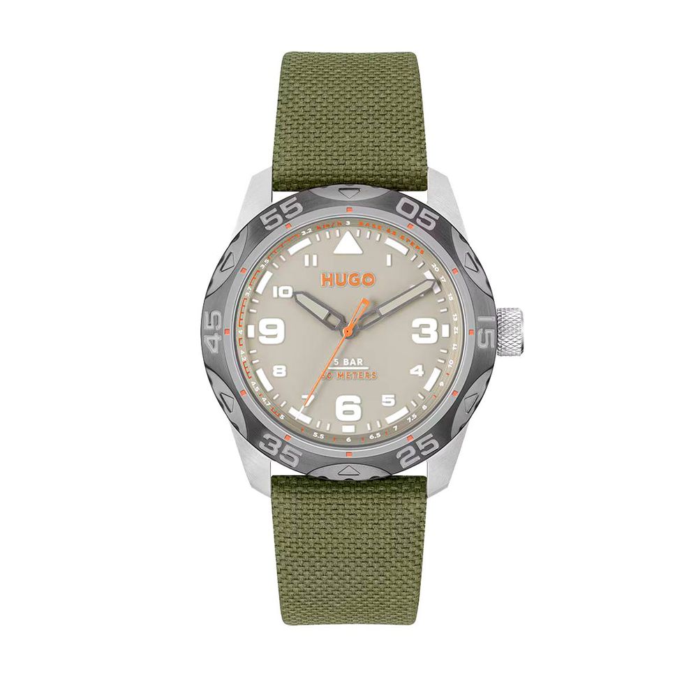 Bicolor Fabric Sport Watch