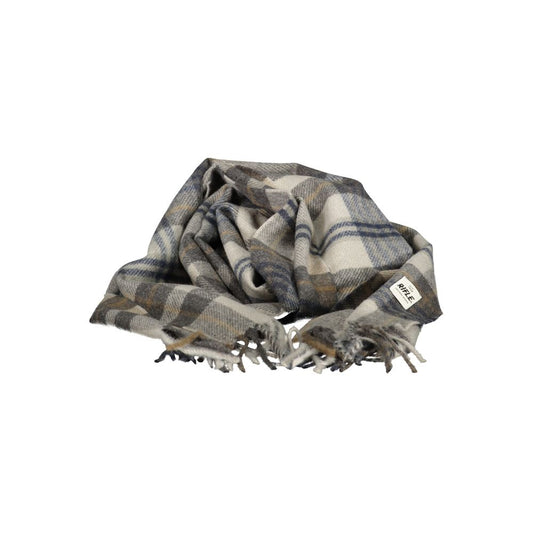 Grigio Polyester Men Scarf