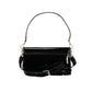 Black Polyurethane Women Handbag