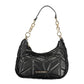 Black Polyurethane Women Handbag