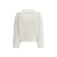 White Cotton Sweatshirt
