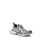 Gray Polyethylene Athletic Sneakers