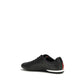 Black Calf Leather Bos Taurus Low Top Sneakers