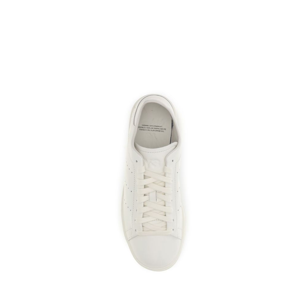 White Calf Leather Bos Taurus Low Top Sneakers