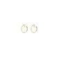 Gold Brass Earrings