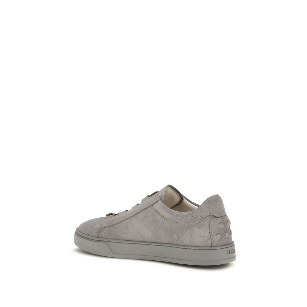 Gray Rubber Low Top Sneakers