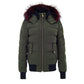Green Cotton Bomber