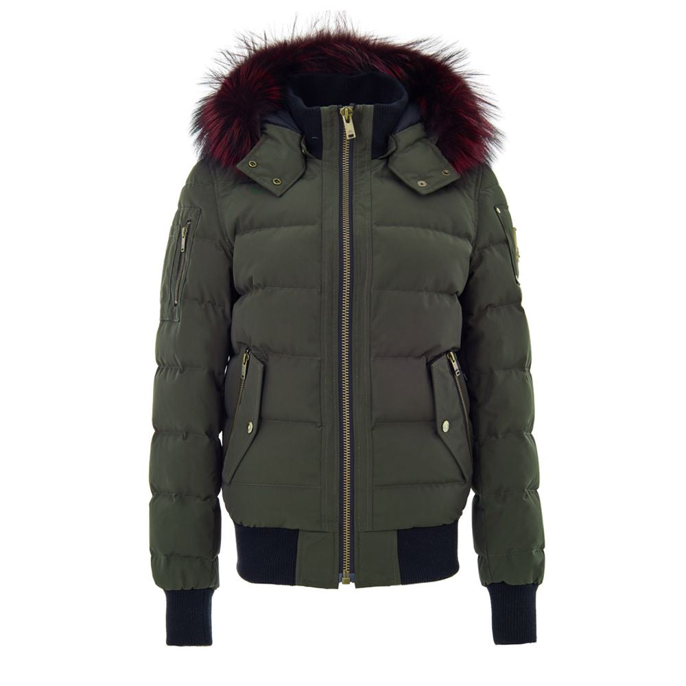 Green Cotton Bomber