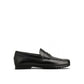 Black Calfskin Slip-On Loafers