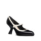 Black Calfskin Pumps