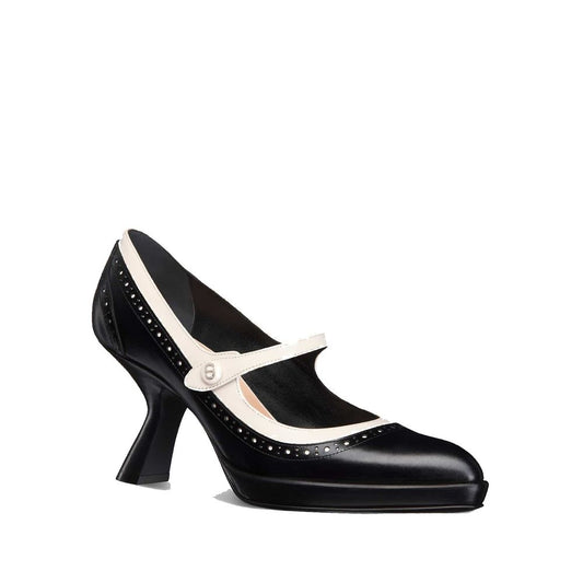 Black Calfskin Pumps