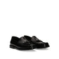 Black Calfskin Slip-On Loafers