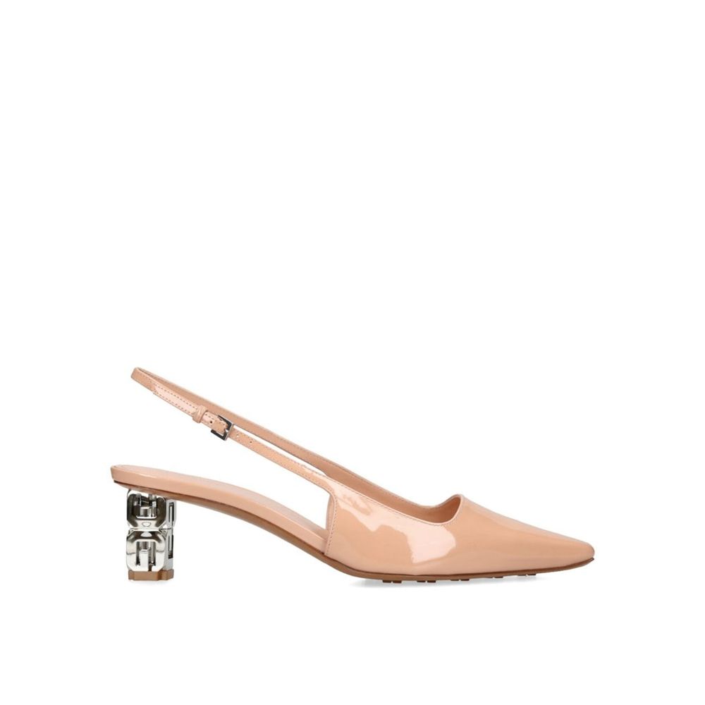 Beige Calfskin Pumps