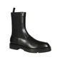 Black Calfskin Chelsea Boots