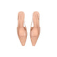 Beige Calfskin Pumps