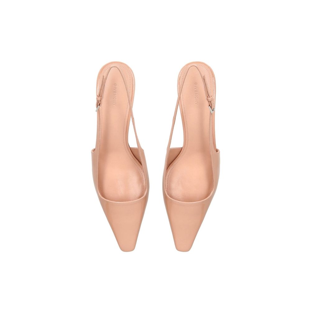 Beige Calfskin Pumps