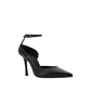Black Lamb Leather Pumps