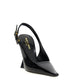 Black Calfskin Platform Pumps
