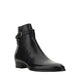 Black Calfskin Ankle Boots