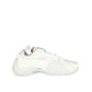 White Polyethylene Athletic Sneakers