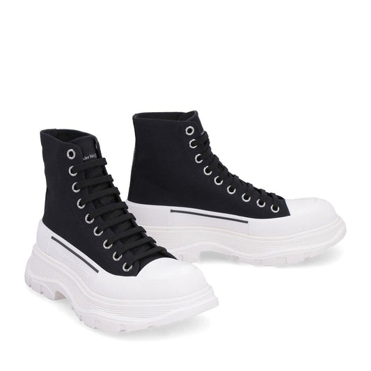 Black Canvas High Top Sneakers