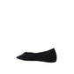Black Silk Ballet Flats
