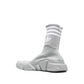 Gray Nylon Athletic Sneakers