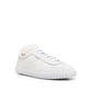 White Calfskin Low Top Sneakers