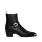 Black Calfskin Chelsea Boots
