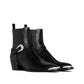 Black Calfskin Chelsea Boots