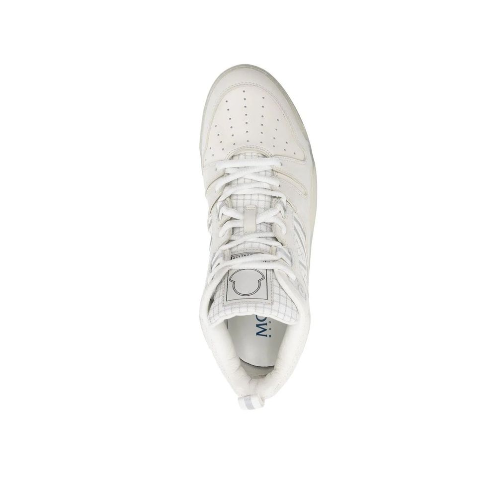 White Calfskin Athletic Sneakers