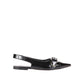 Black Calfskin Ballet Flats