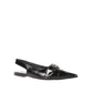 Black Calfskin Ballet Flats