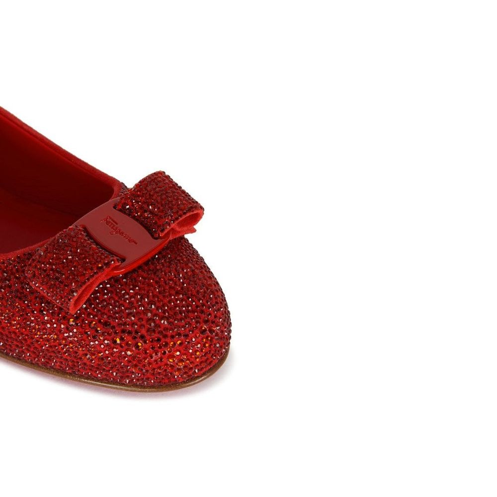 Multicolor Calfskin Ballet Flats