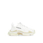 White Calfskin Chunky Sneakers