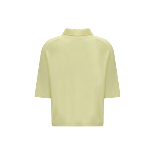 Bicolor Cashmere Polo Shirt