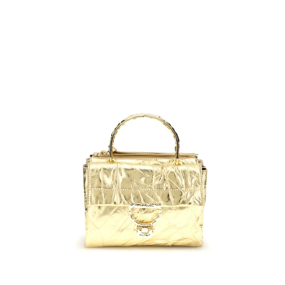 Gold Calf Leather Bos Taurus Handbag